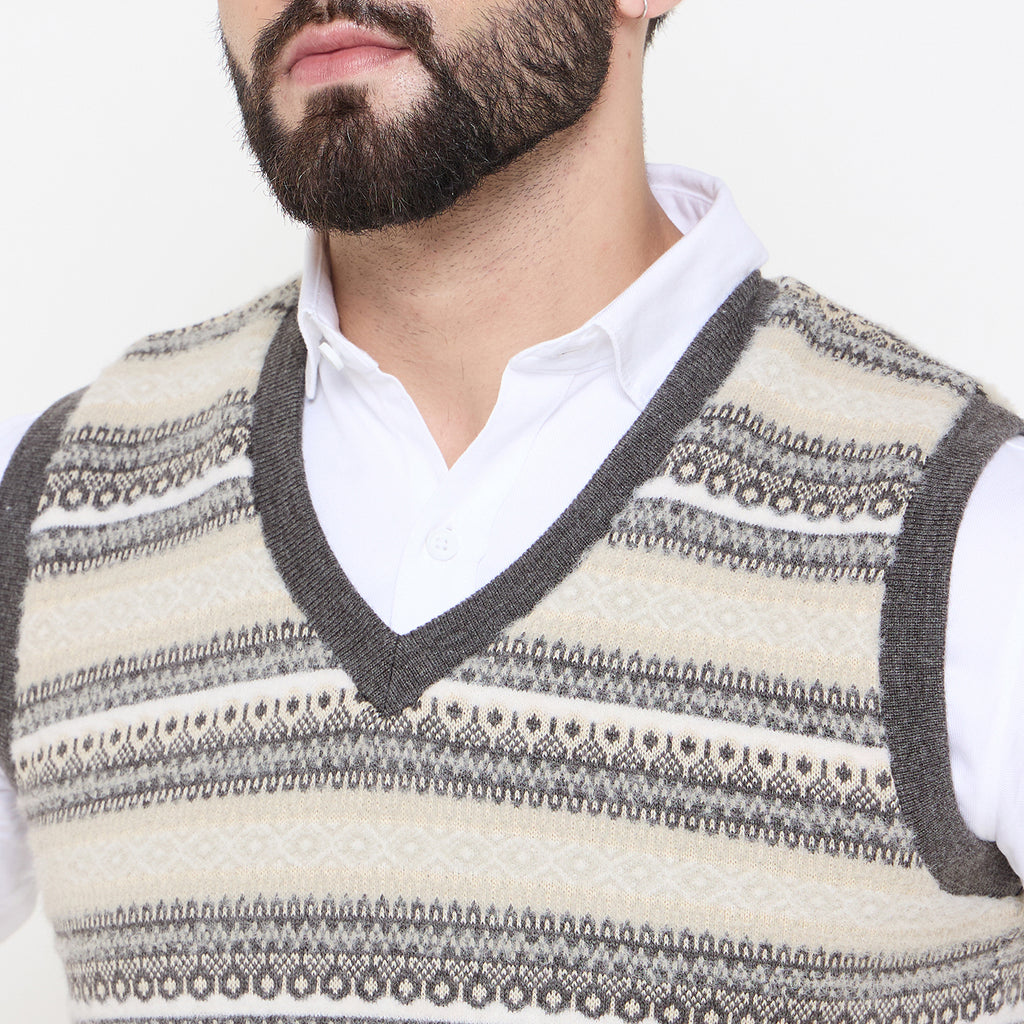 Duke Urban Men V Neck Reversible Sweater (SDS2287)