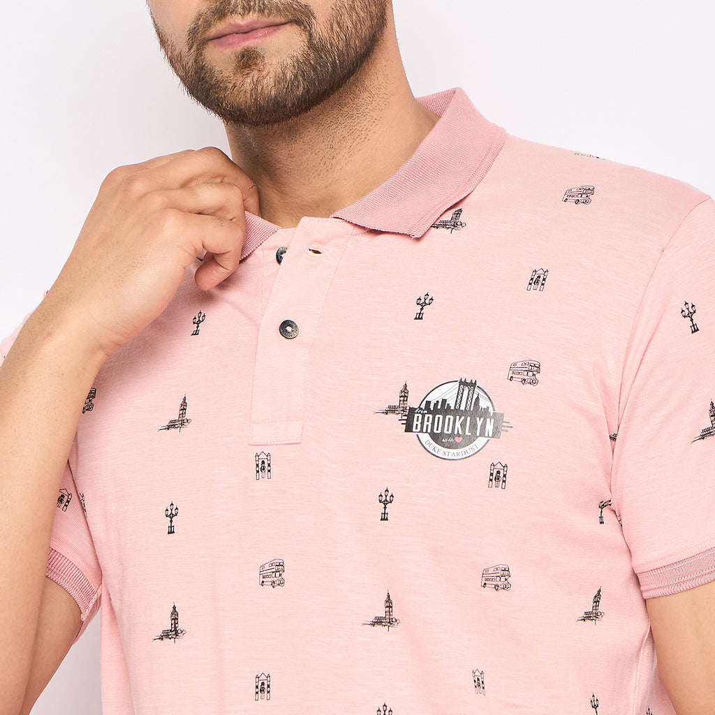 Duke Urban Men Half Sleeve Cotton T-shirt (LF5837)