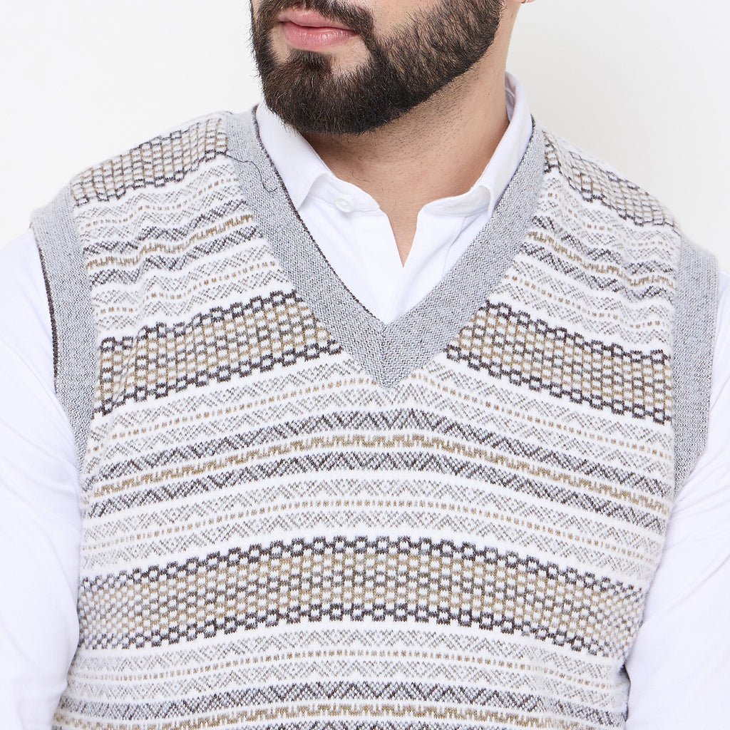 Duke Urban Men V Neck Reversible Sweater (SDS2290)