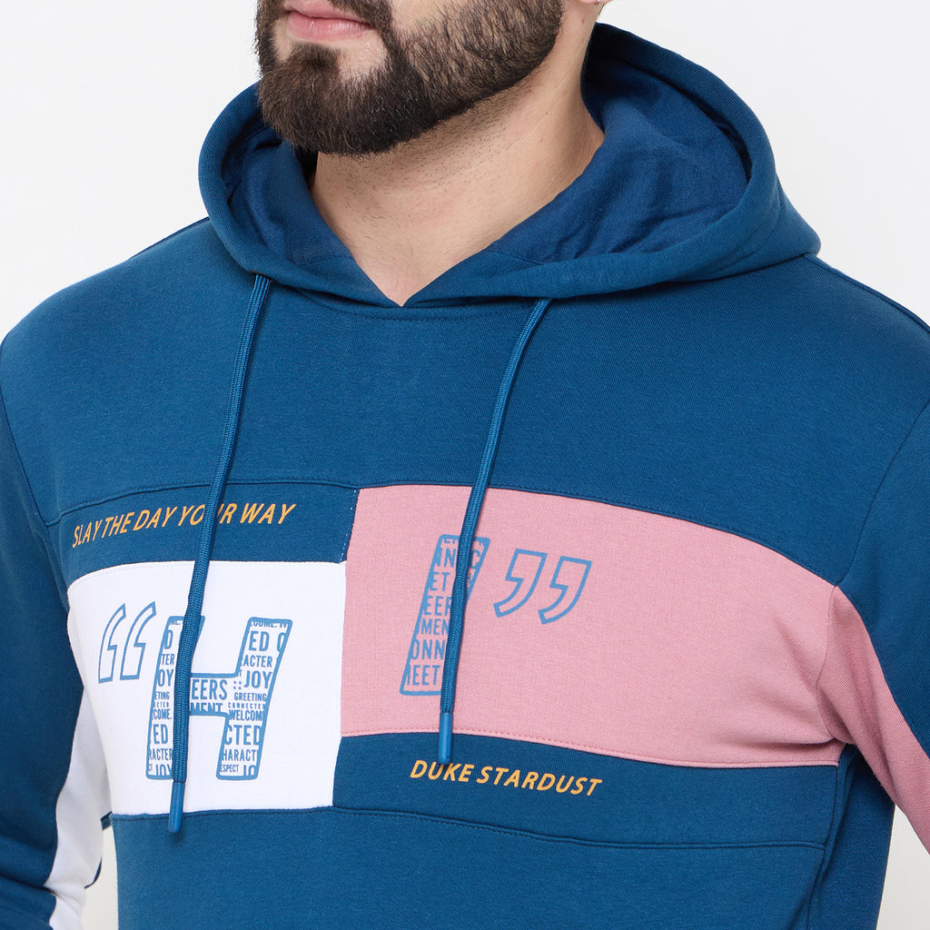 Duke Urban Men Color Block Sweatshirt (LF6277)
