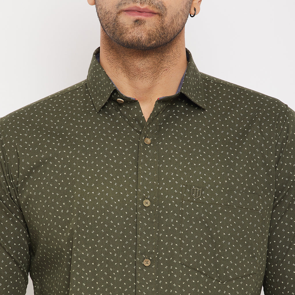 Duke Urban Men Full Sleeve Cotton Shirt (SDO8PRTA)
