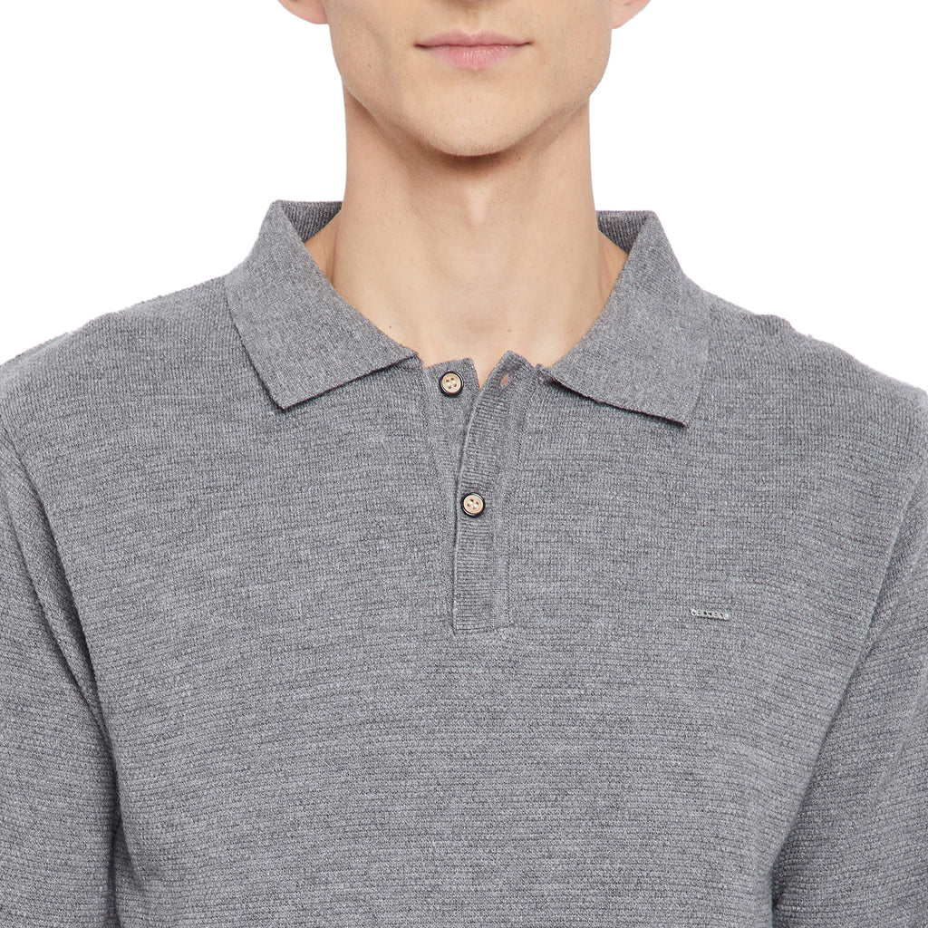 Duke Urban Men Collared Neck Full Sleeve Sweater (SDS711)
