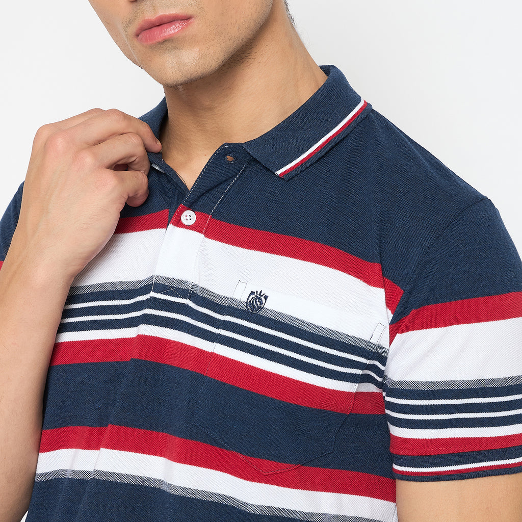 Duke Urban Men Half Sleeve Cotton T-shirt (LF7188)