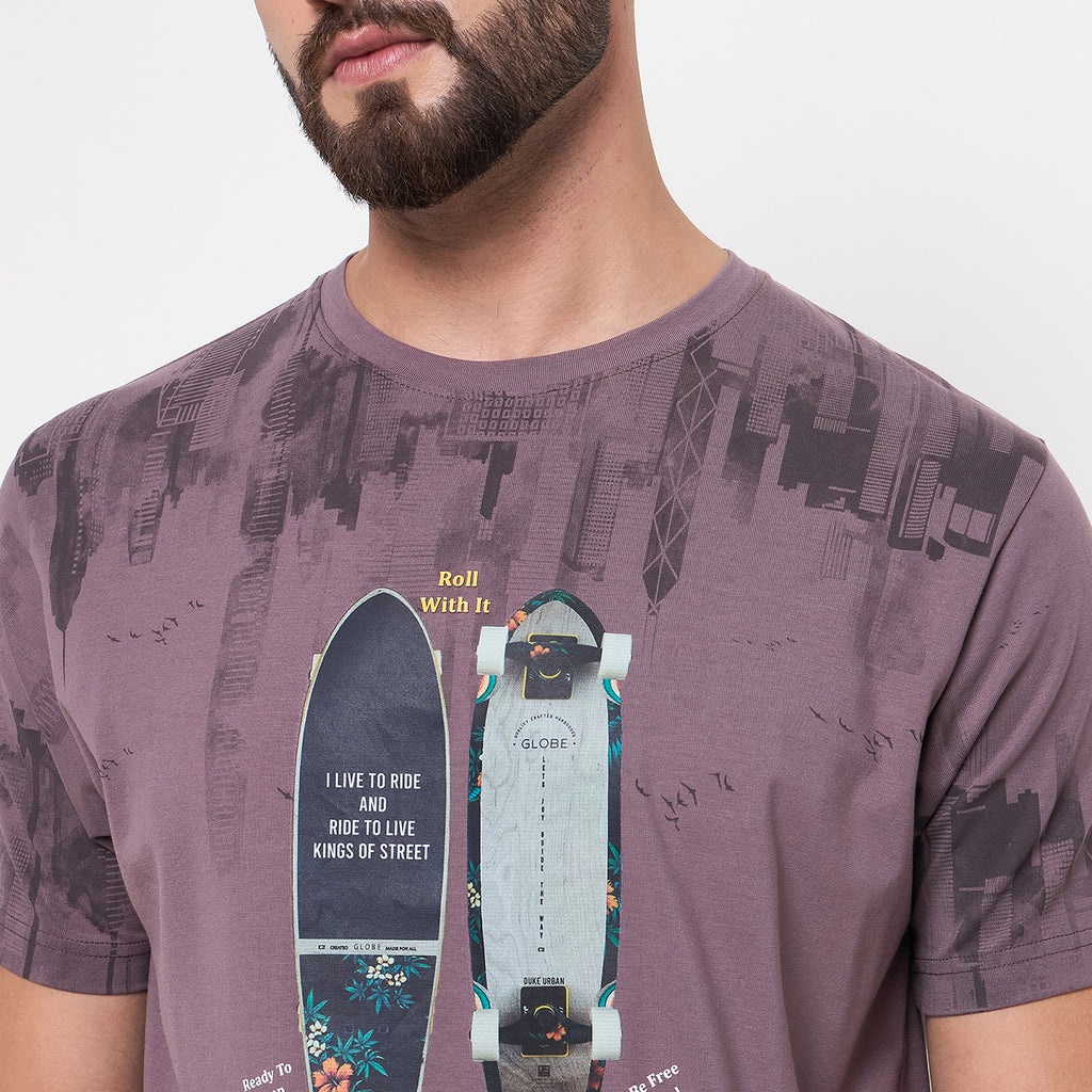 Duke Urban Men Half Sleeve Cotton Tshirt (LF7226)