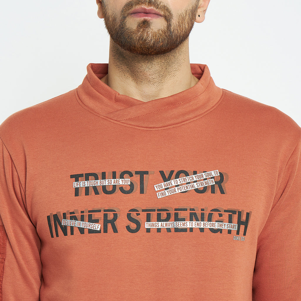 Duke Urban Men Cowl Neck Sweatshirt (LF6289)