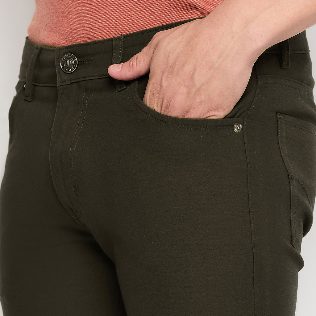 Duke Urban Men Narrow Bottom Chinos Trousers (SDT4586)