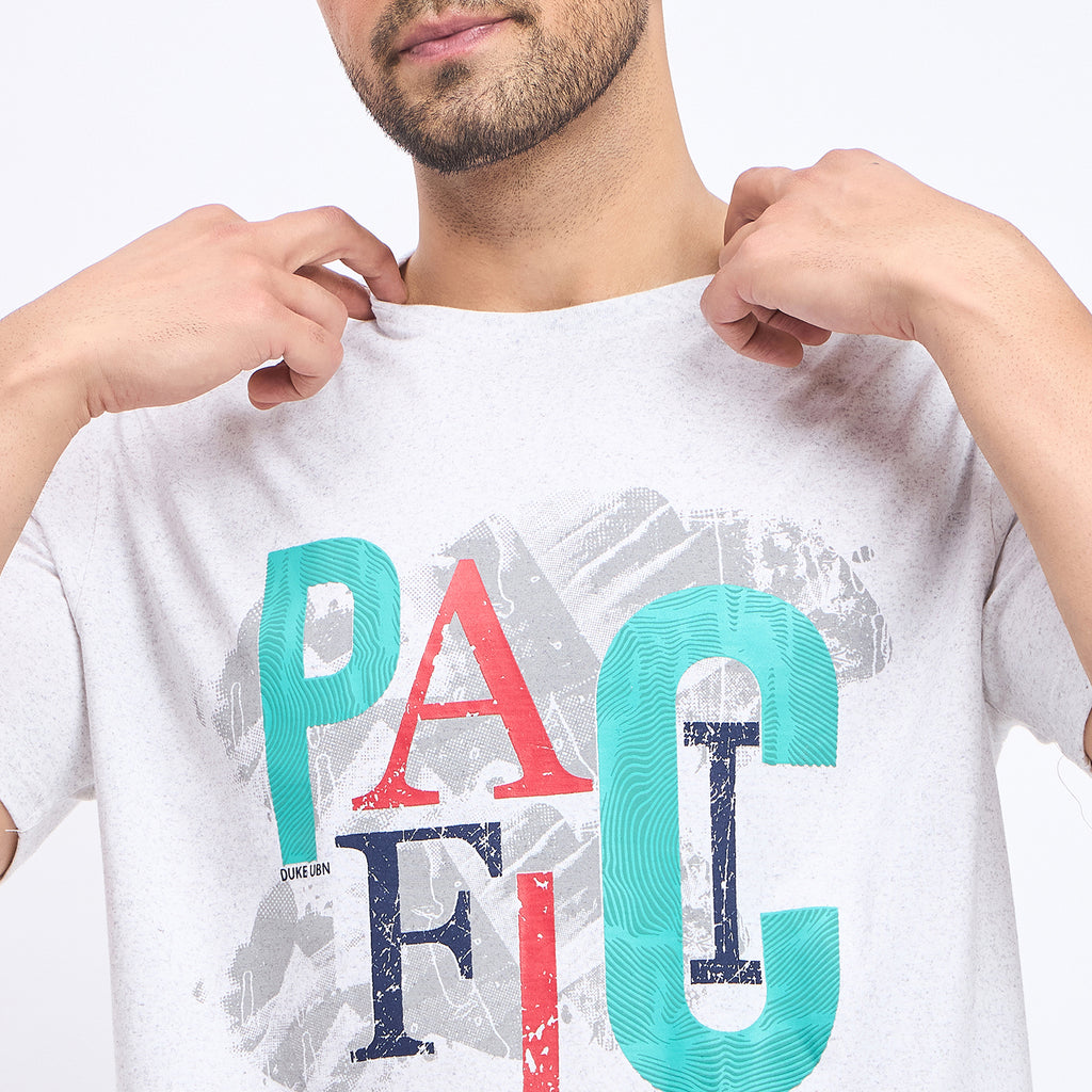 Duke Urban Men Half Sleeve Cotton T-shirt (LF7243)