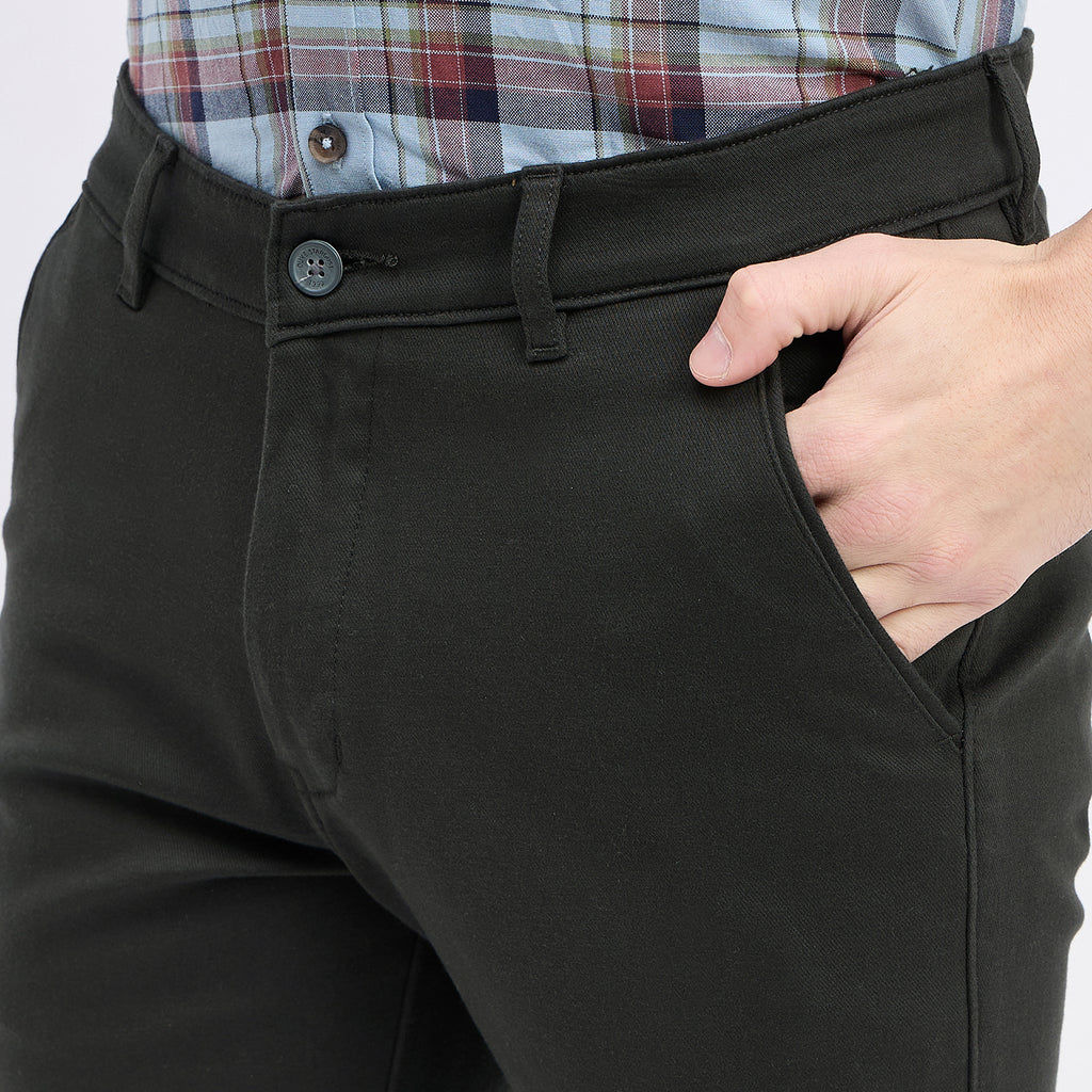 Duke Urban Men Flatfront Narrowfit Chinos Trousers (SDT4592)