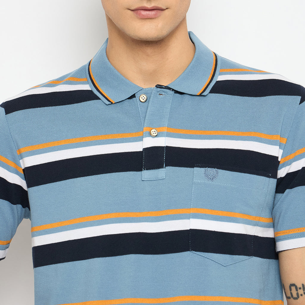 Duke Urban Men Half Sleeve Cotton Tshirt (LF7263)