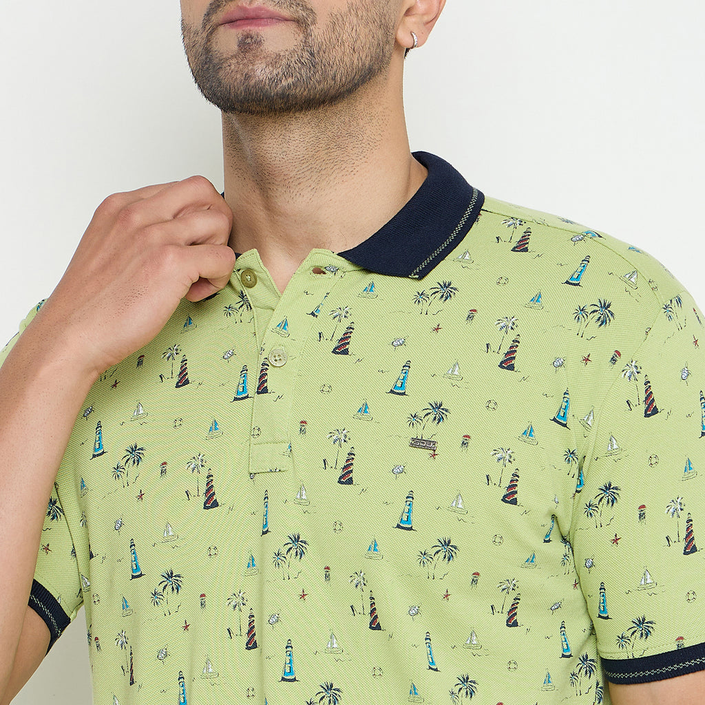 Duke Urban Men Half Sleeve Cotton Tshirt (LF7168)