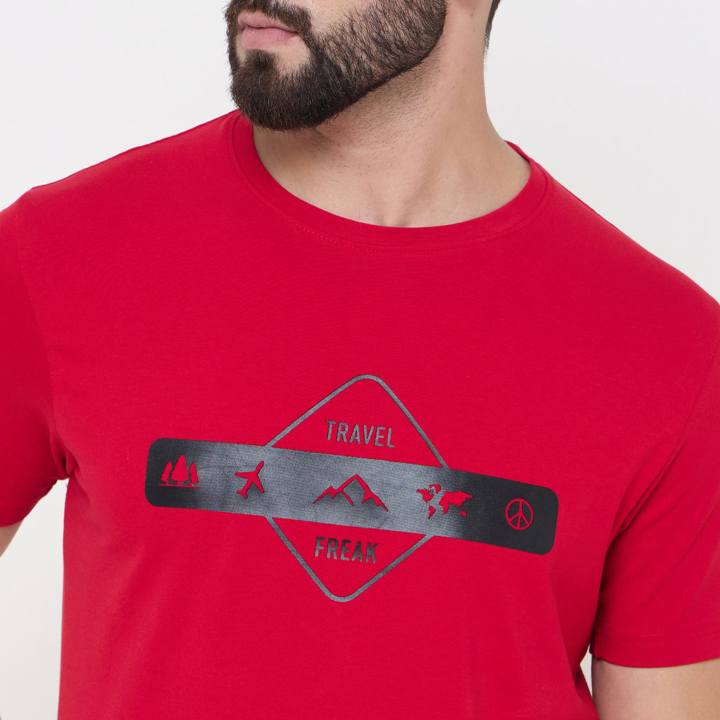 Duke Urban Men Half Sleeve Cotton Tshirt (MLF7296)