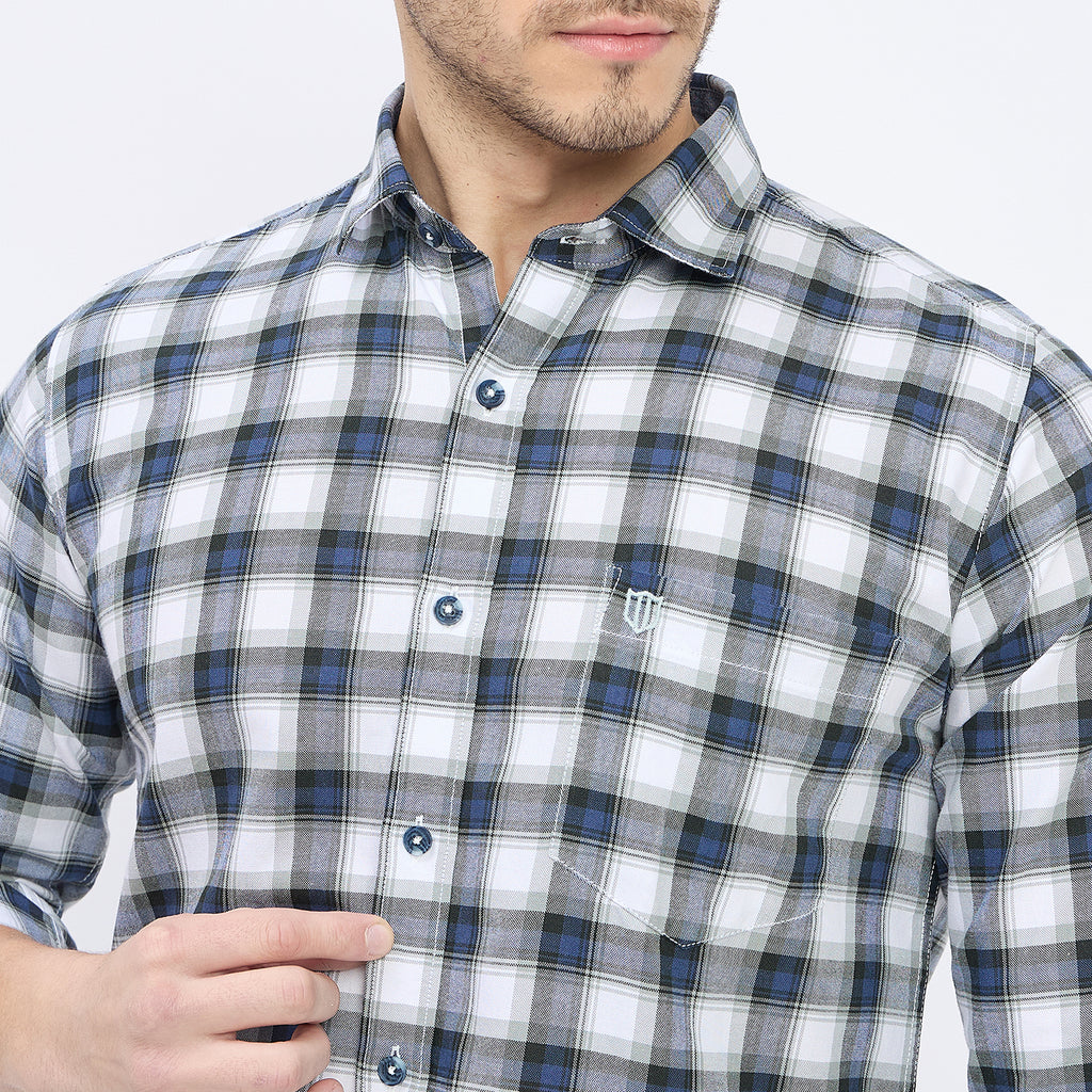 Duke Urban Men Full Sleeve Cotton Shirt (SDO8CKAS)