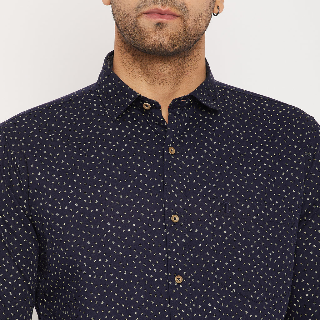 Duke Urban Men Full Sleeve Cotton Shirt (SDO8PRTA)