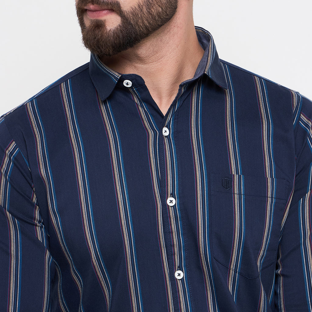Duke Urban Men Full Sleeve Cotton Shirt (SD8STT)