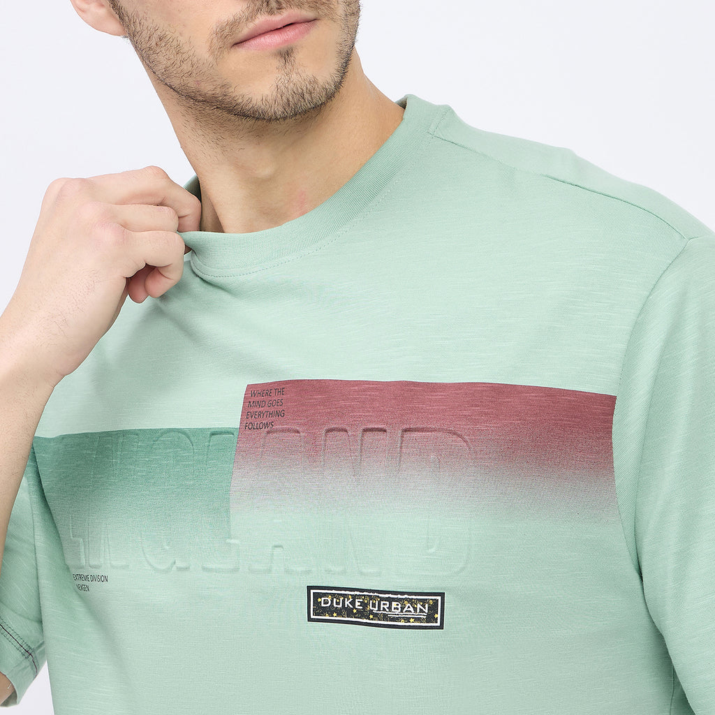 Duke Urban Men Half Sleeve Cotton T-shirt (LF7235)