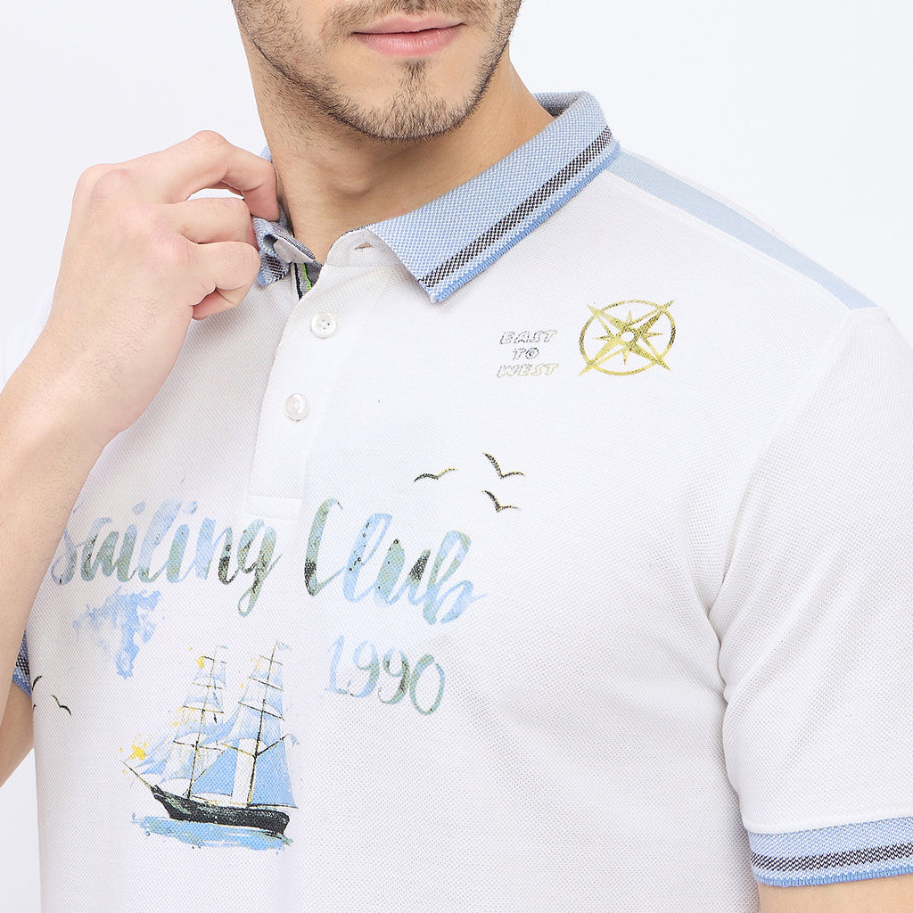 Duke Urban Men Half Sleeve Cotton T-shirt (LF7231)