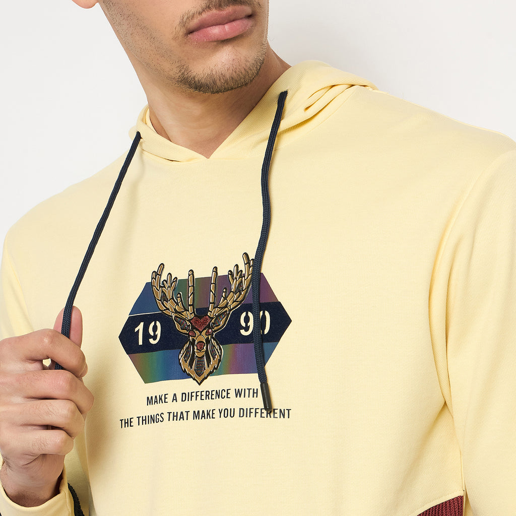 Duke Urban Men Full Sleeve Hooded Sweatshirt (LF6386)