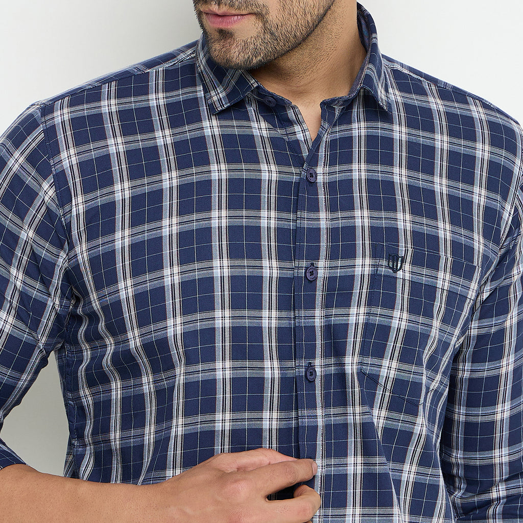 Duke Urban Men Full Sleeve Cotton Shirt (SDO8CKP)