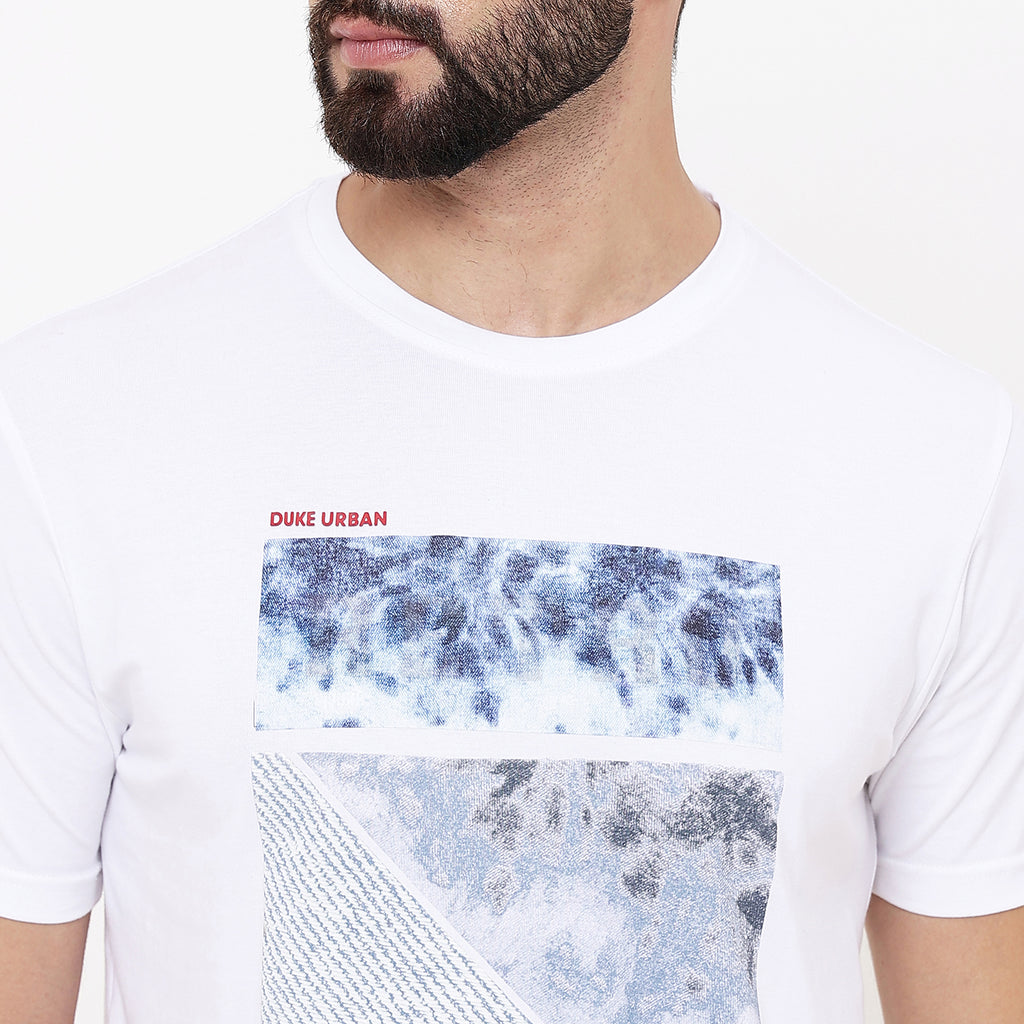 Duke Urban Men Half Sleeve Cotton Tshirt (LF7232)