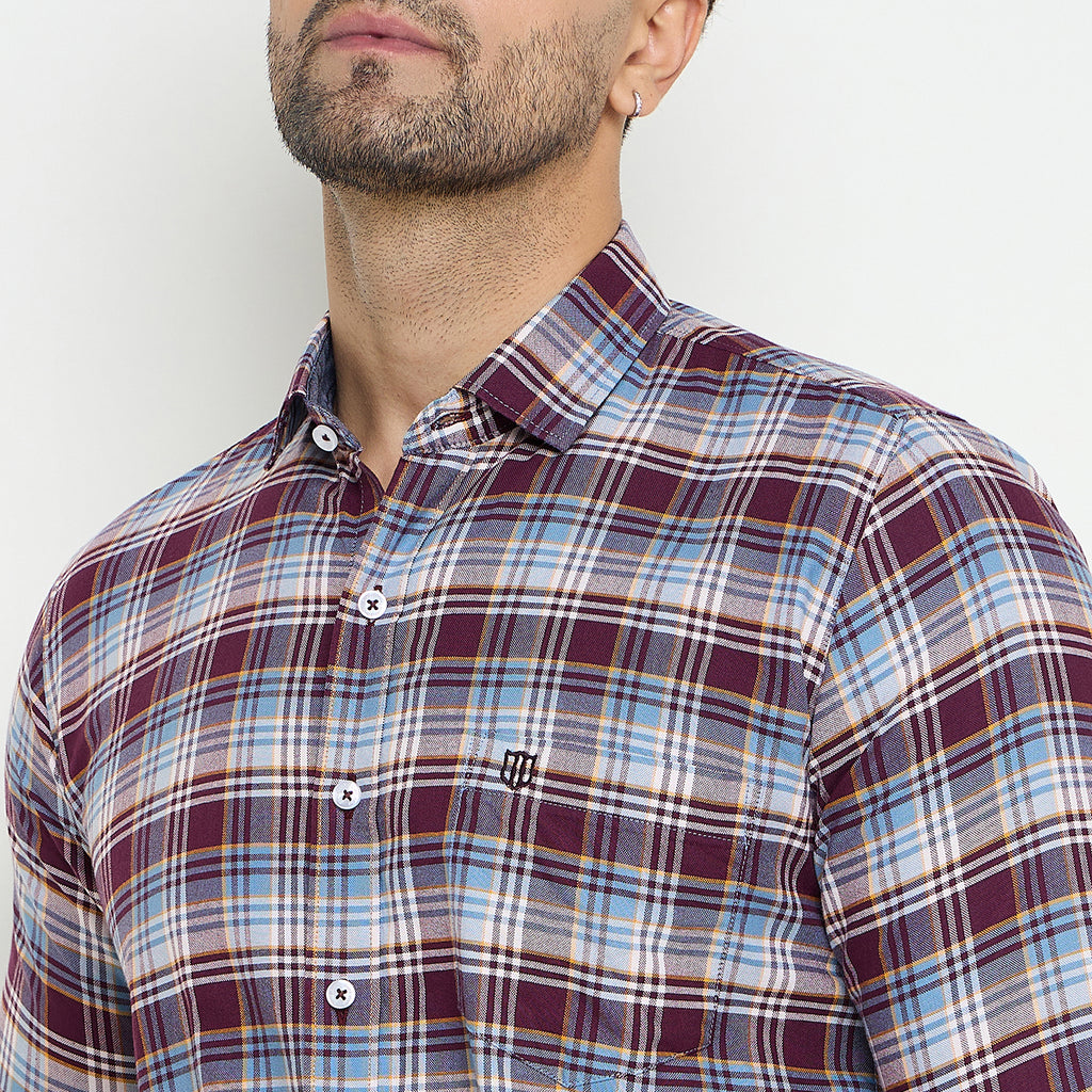 Duke Urban Men Full Sleeve Cotton Shirt (SDO8CKAF)