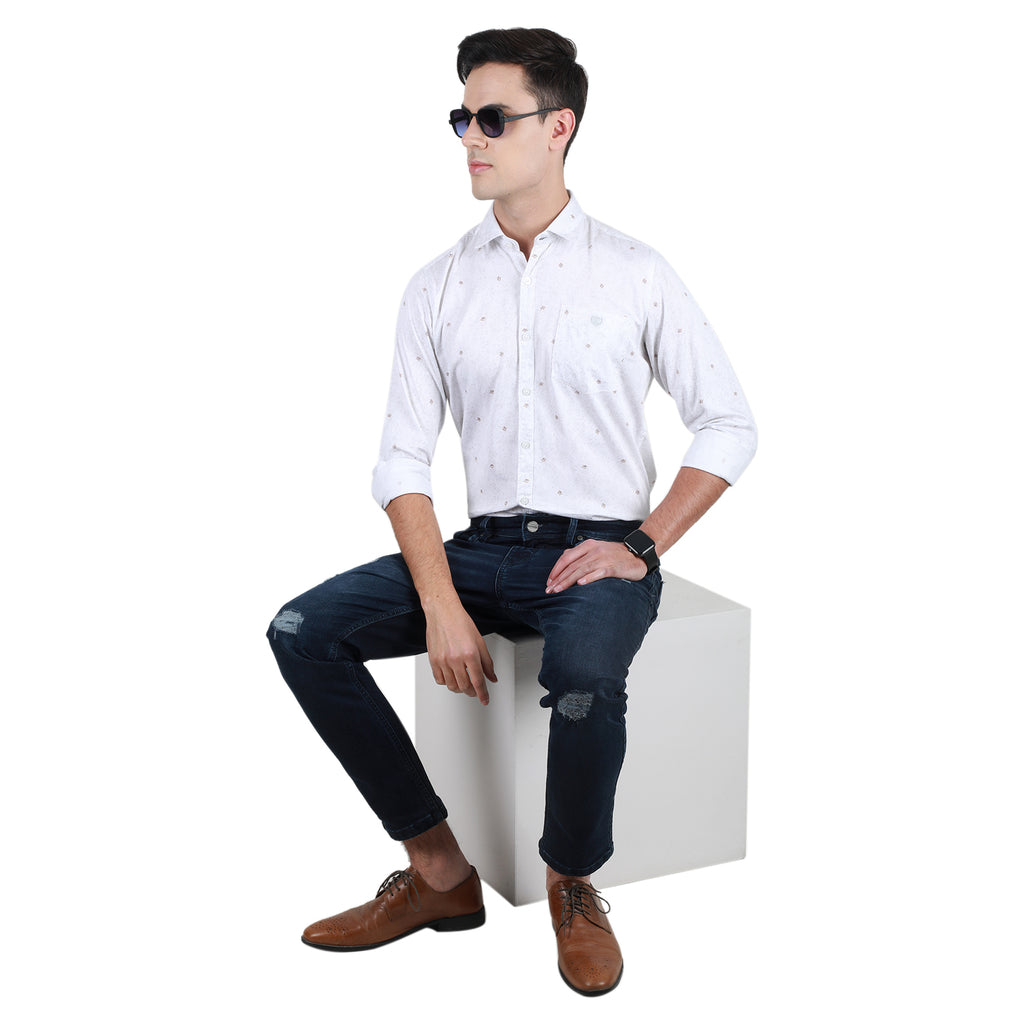 Duke Urban Men Full Sleeve Cotton Shirt (SDO3PRTC)