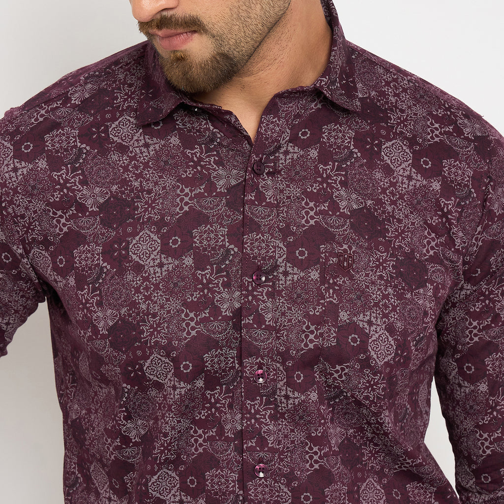 Duke Urban Men Full Sleeve Cotton Shirt (SDO8PRAV)