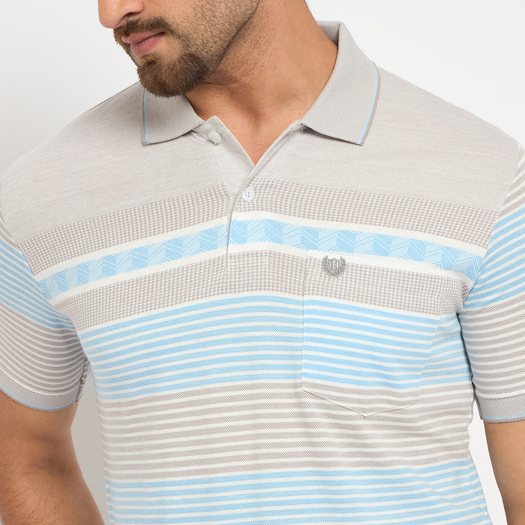 Duke Urban Men Half Sleeve Cotton Tshirt (LF7351)