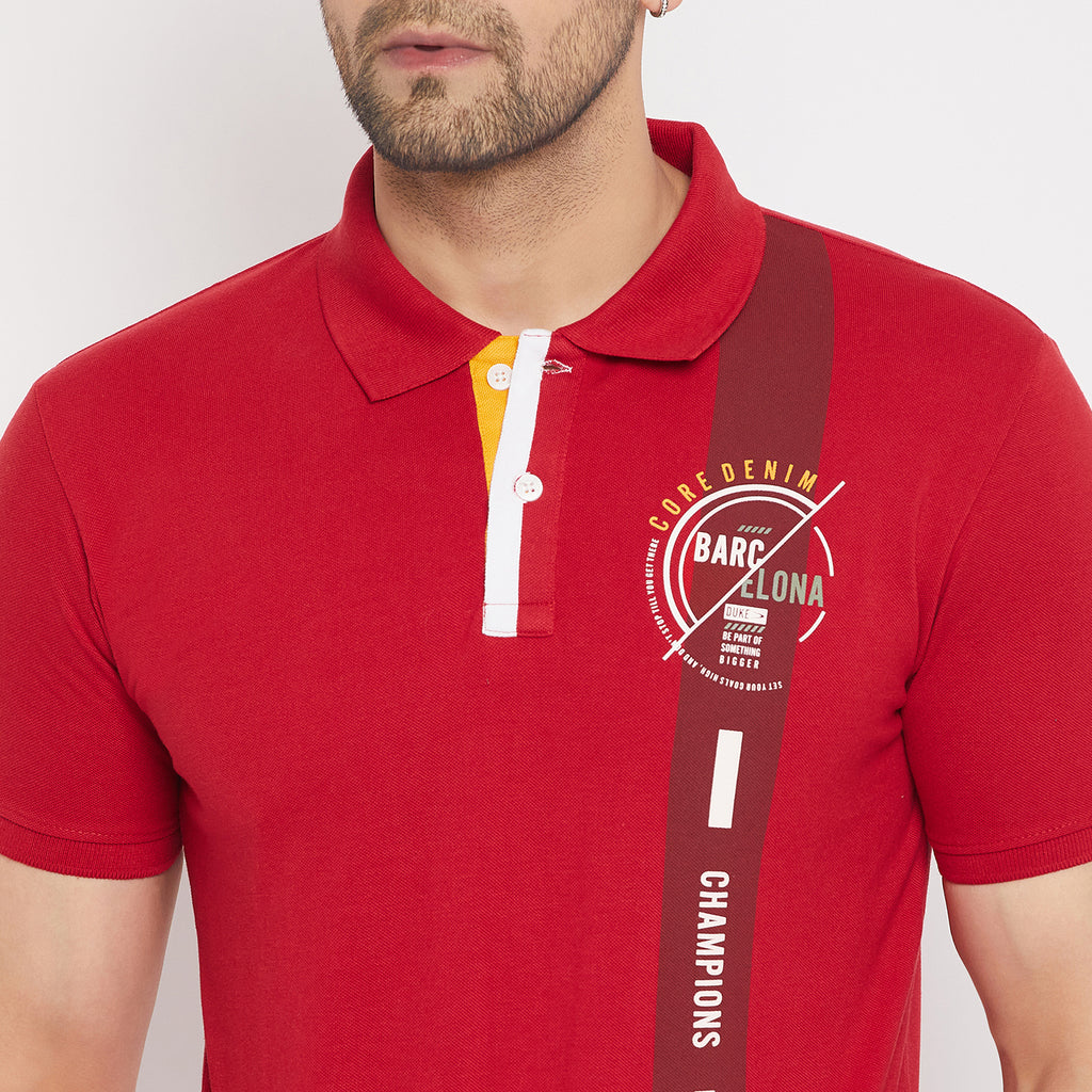 Duke Urban Men Half Sleeve Cotton T-shirt (MLF1130)