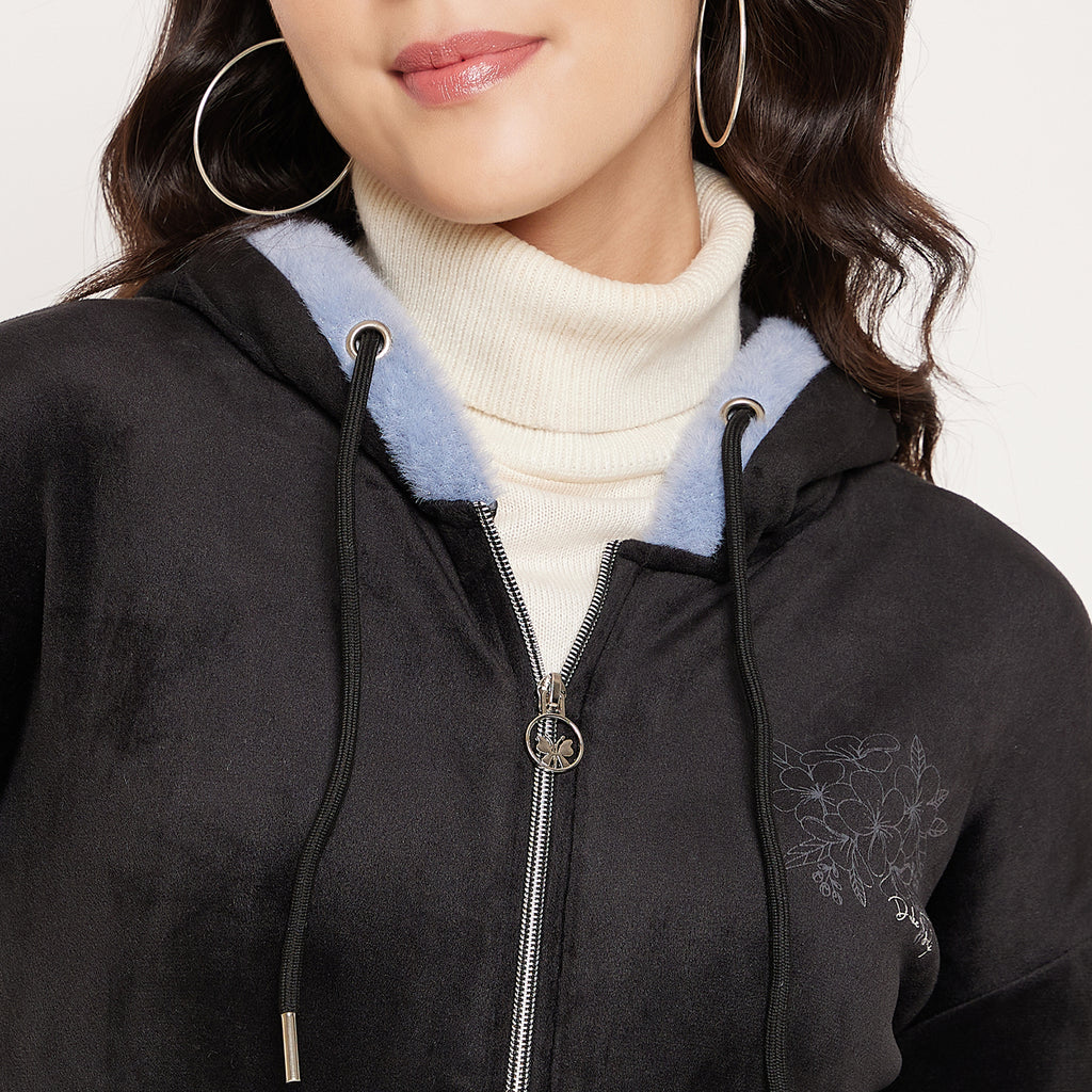 Duke Urban Women Hooded Zipper Sweatshirt (LFX944)