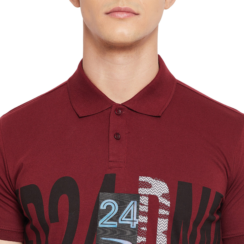 Duke Urban Men Half Sleeve Polo Neck T-Shirt (LQ2423)