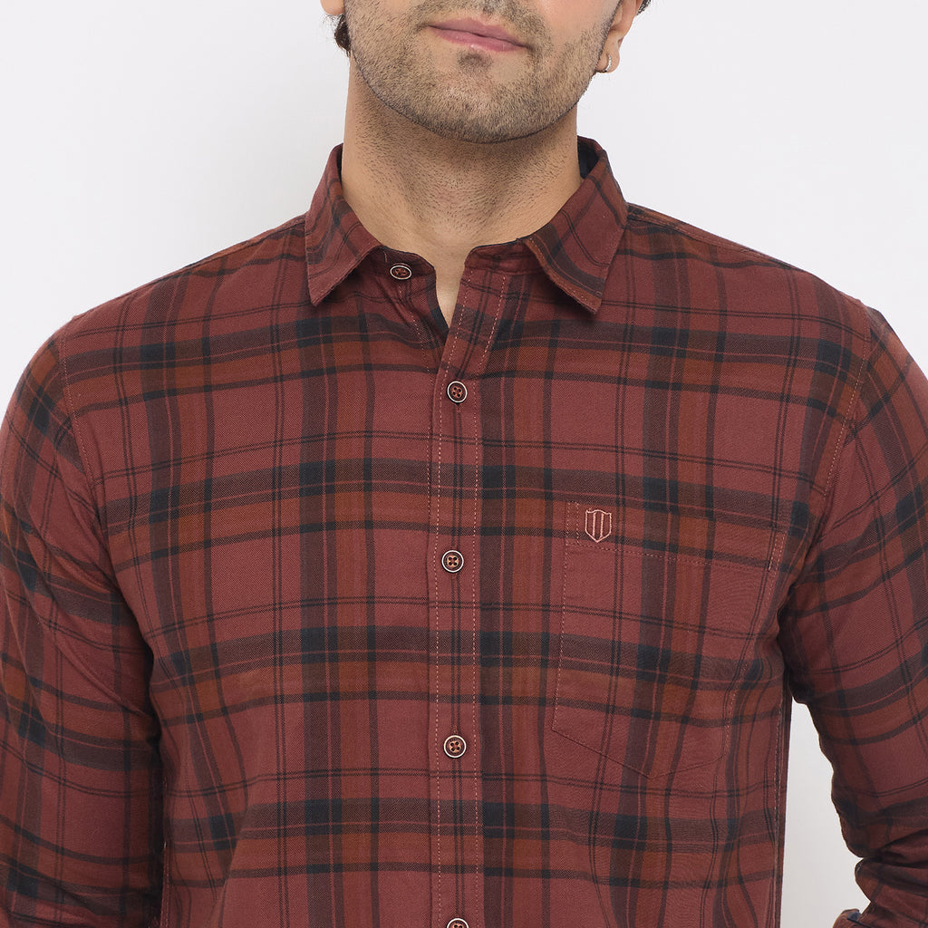 Duke Urban Men Full Sleeve Cotton Shirt (SDO7CKF)