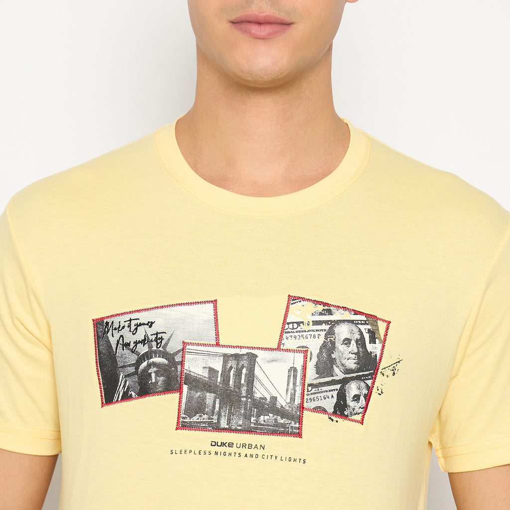 Duke Urban Men Half Sleeve Cotton T-shirt (ONLF301)