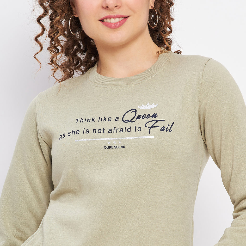 Duke Urban Women Printed Sweatshirt (LFX872)