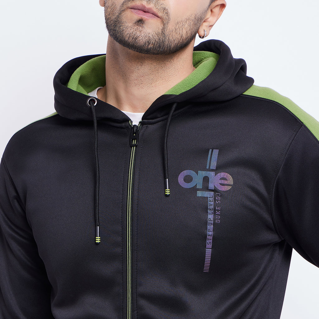 Duke Urban Men Zipper Hooded Sweatshirt (LF6322)