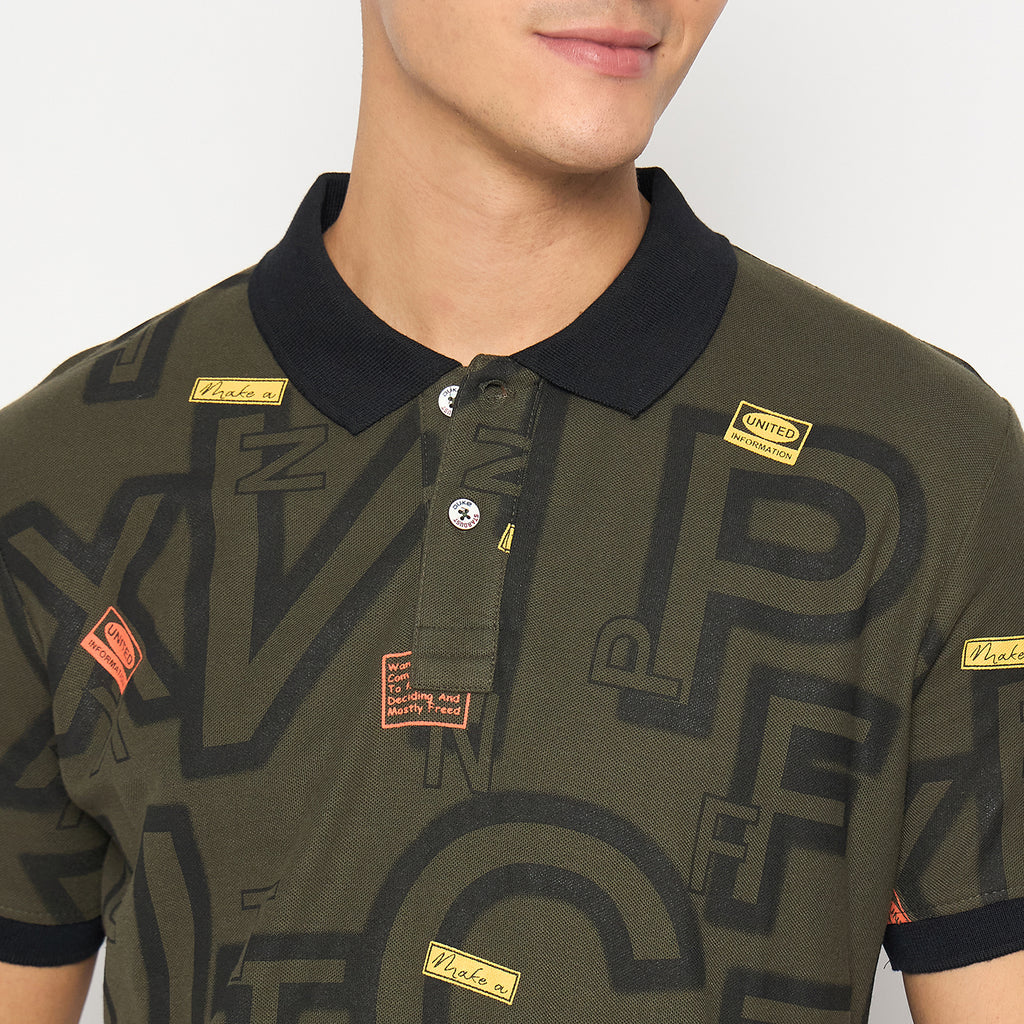 Duke Urban Men Half Sleeve Cotton T-shirt (ONLF296)