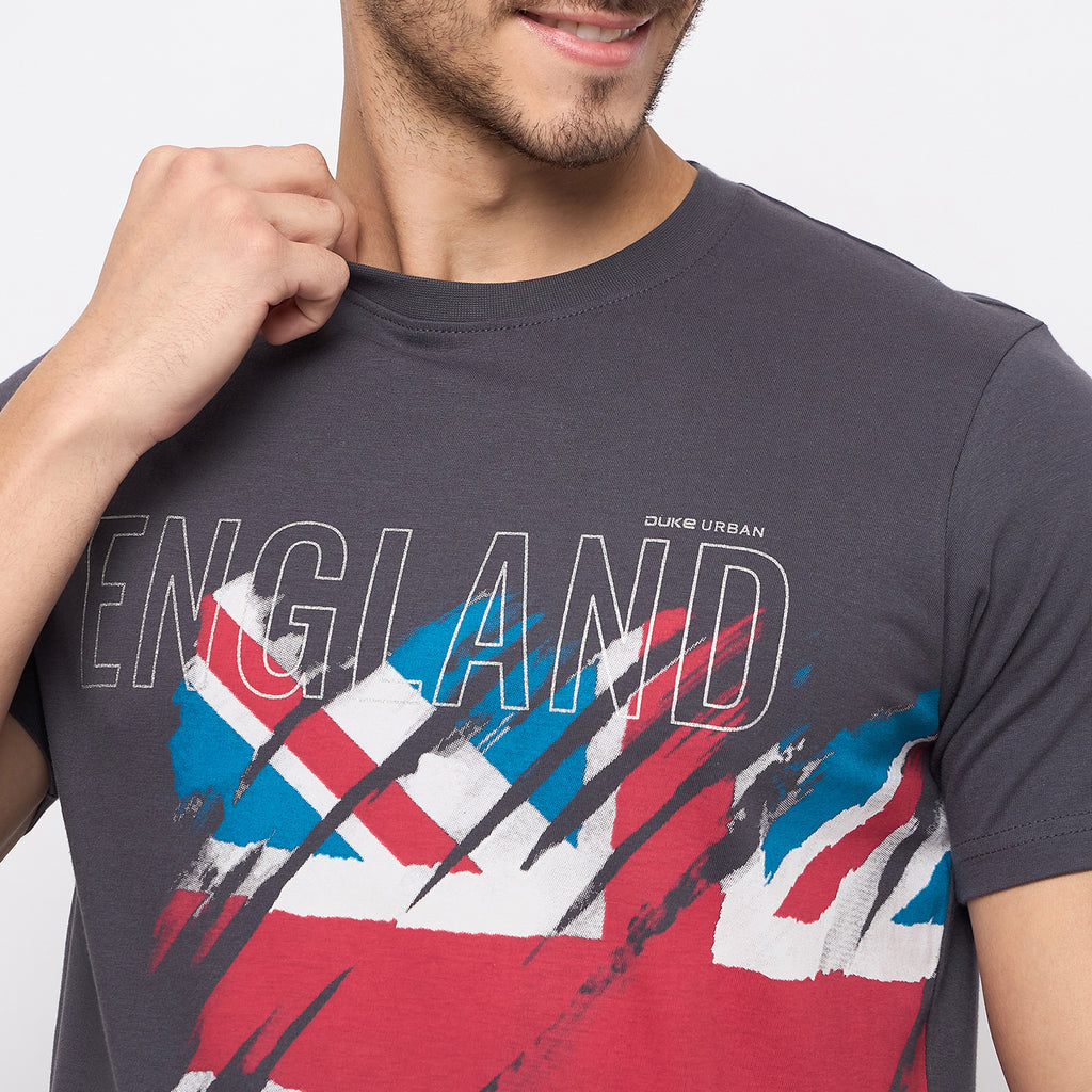 Duke Urban Men Half Sleeve Cotton T-shirt (LF7223)
