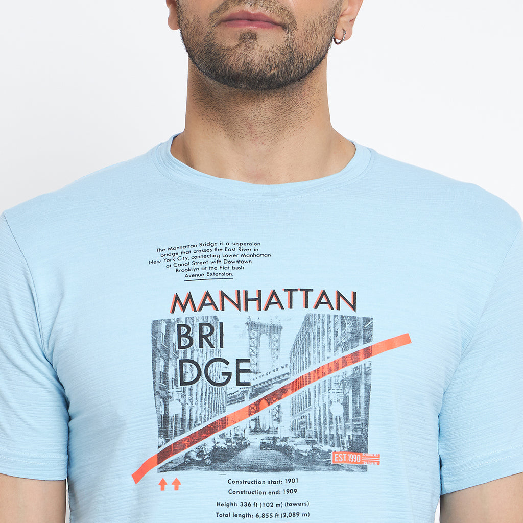 Duke Urban Men Half Sleeve Cotton T-shirt (MLF7087)