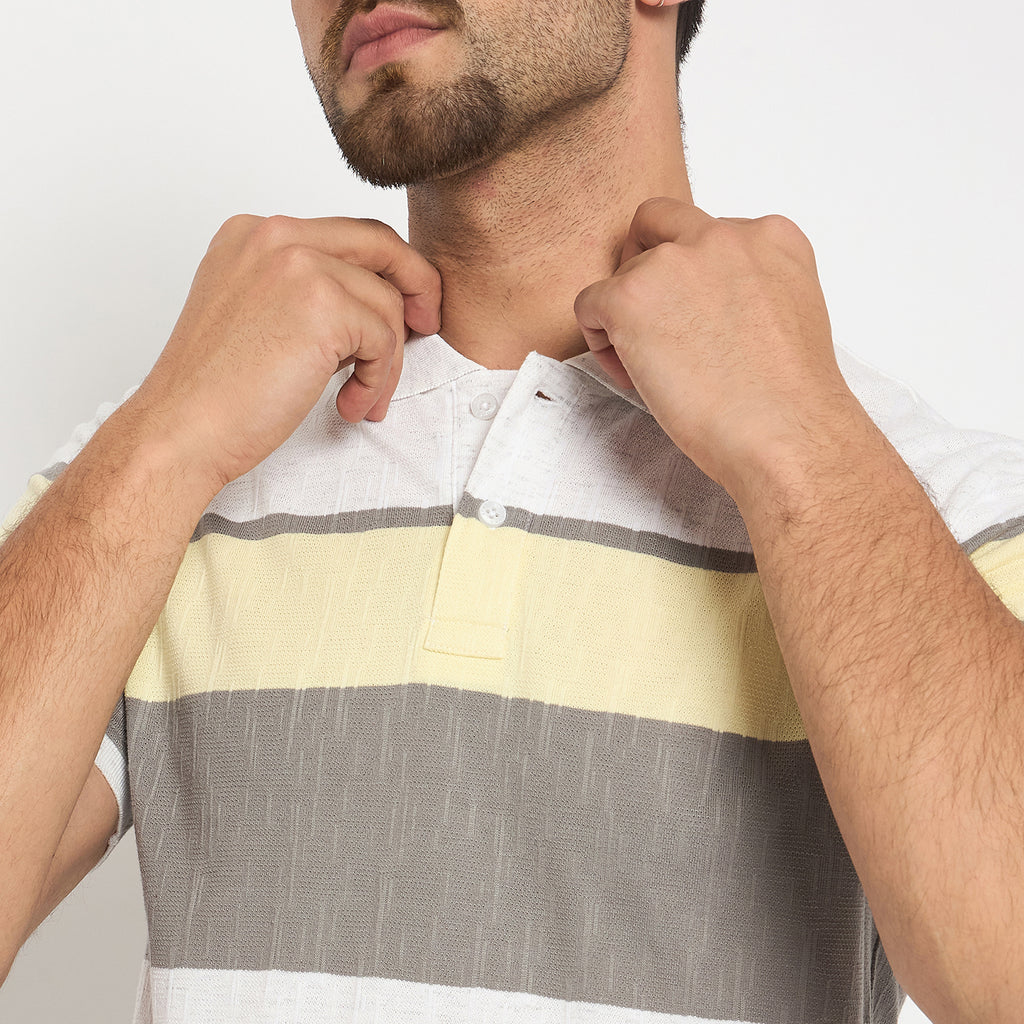 Duke Urban Men Half Sleeve Cotton Tshirt (LF7365)