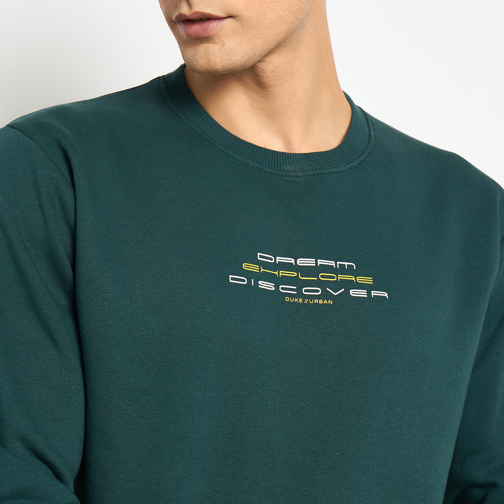 Duke Urban Men Solid Sweatshirt (LF6451)