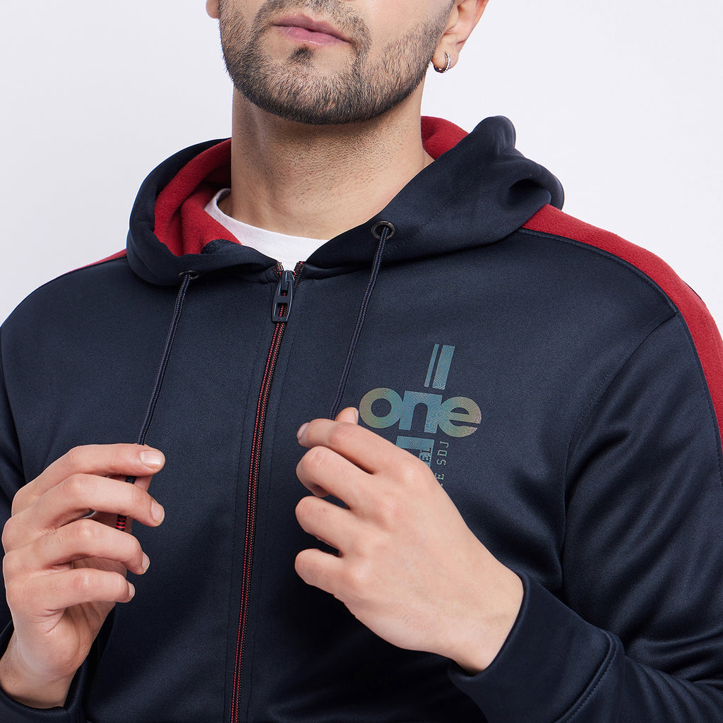 Duke Urban Men Zipper Hooded Sweatshirt (LF6322)