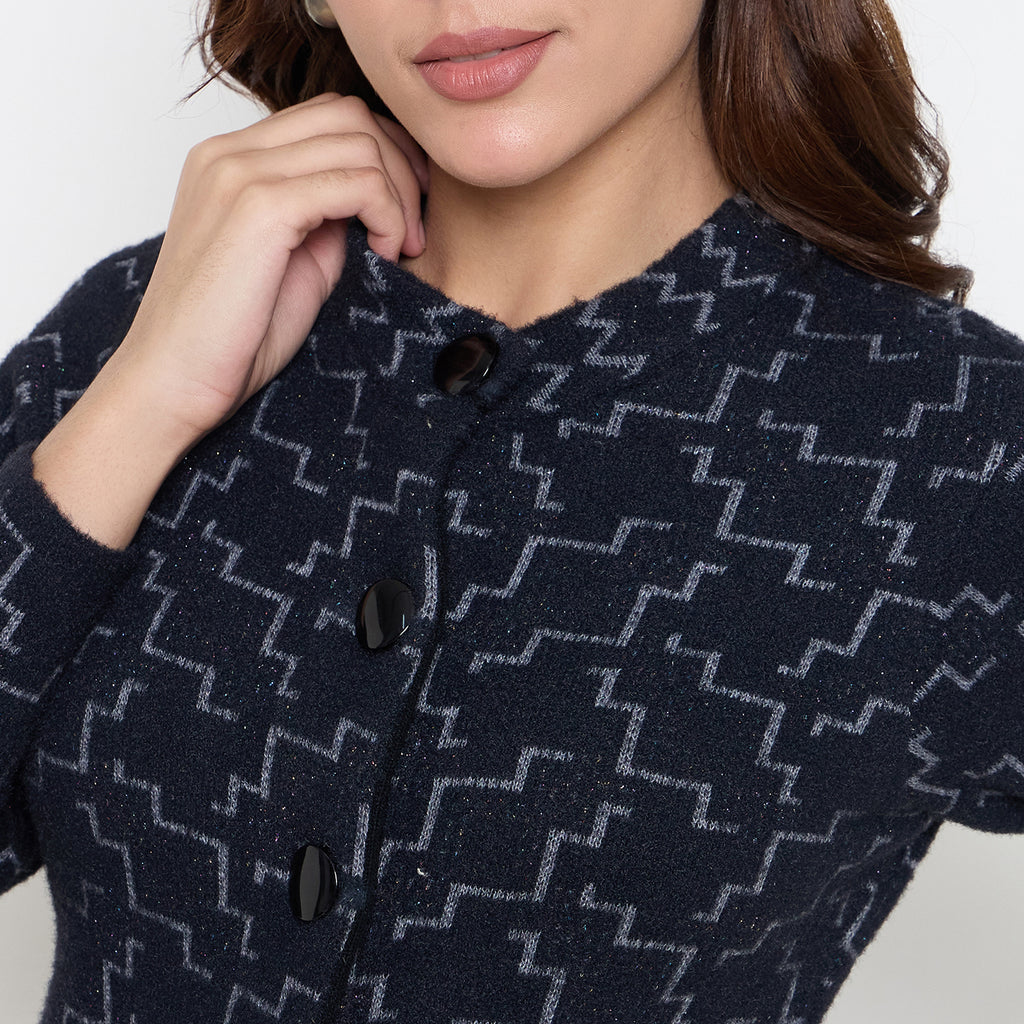 Duke Urban Women Full Sleeve Long Coat Type Sweater (SDS1312)