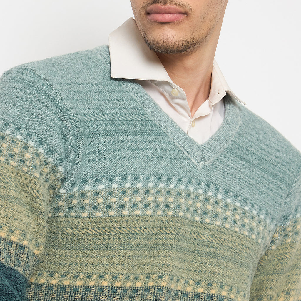 Duke Urban Men Full Sleeve V Neck Sweater (SDS2247)