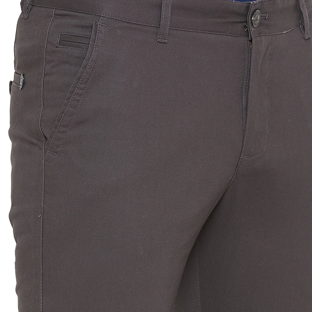 Duke Urban Men Solid Cotton Trousers (SDT4158)