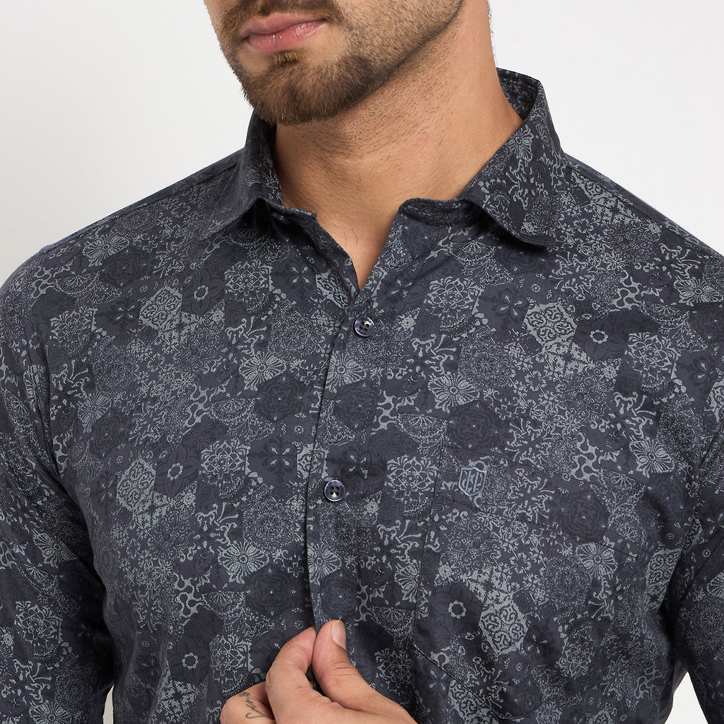 Duke Urban Men Full Sleeve Cotton Shirt (SDO8PRAV)