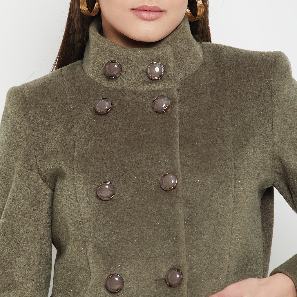 Duke Urban Women Full Sleeve Long Coat (SDZ4105)