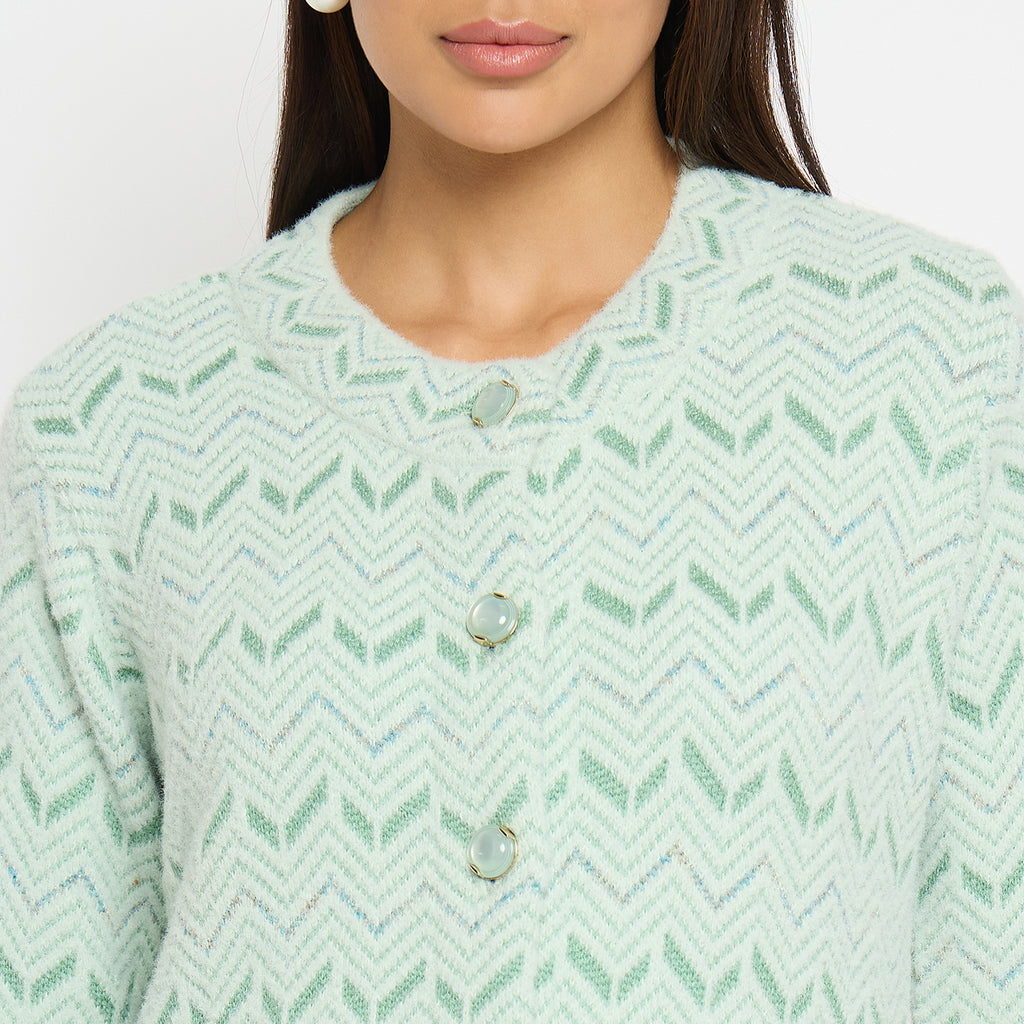 Duke Urban Women Full Sleeve Round Neck Long Coat (SDS1209)