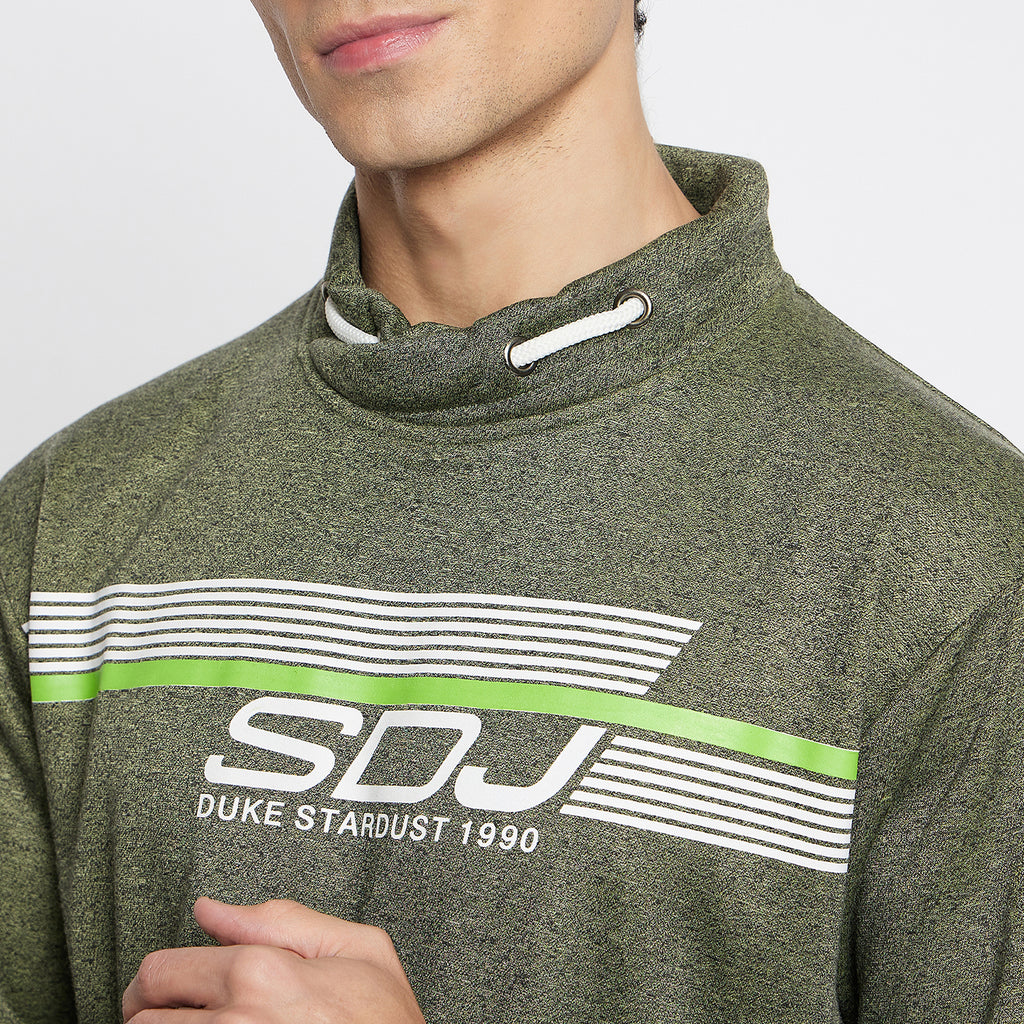 Duke Urban Men Cowl Neck Sweatshirt (LF3813)