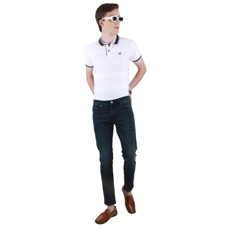 Duke Urban Men Stretchable Ankle Length Slim Fit Jeans (SDD5425)