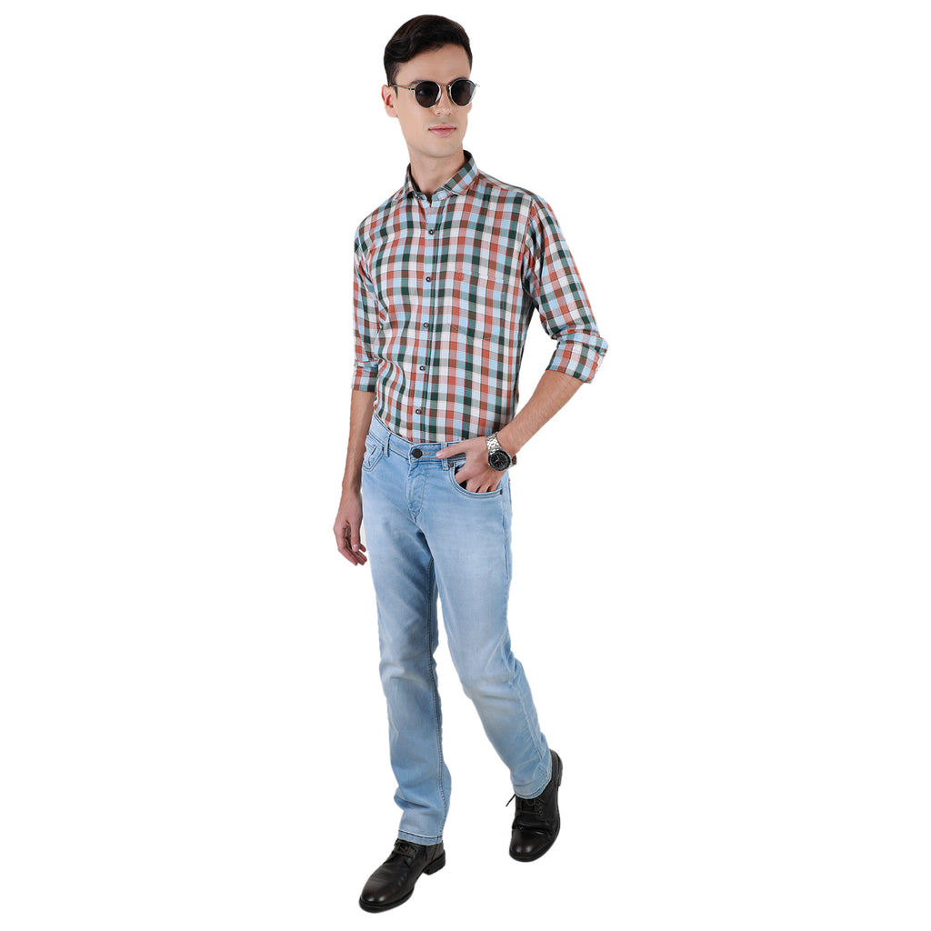 Duke Urban Men Full Sleeve Cotton Shirt (SDO8CKTX)