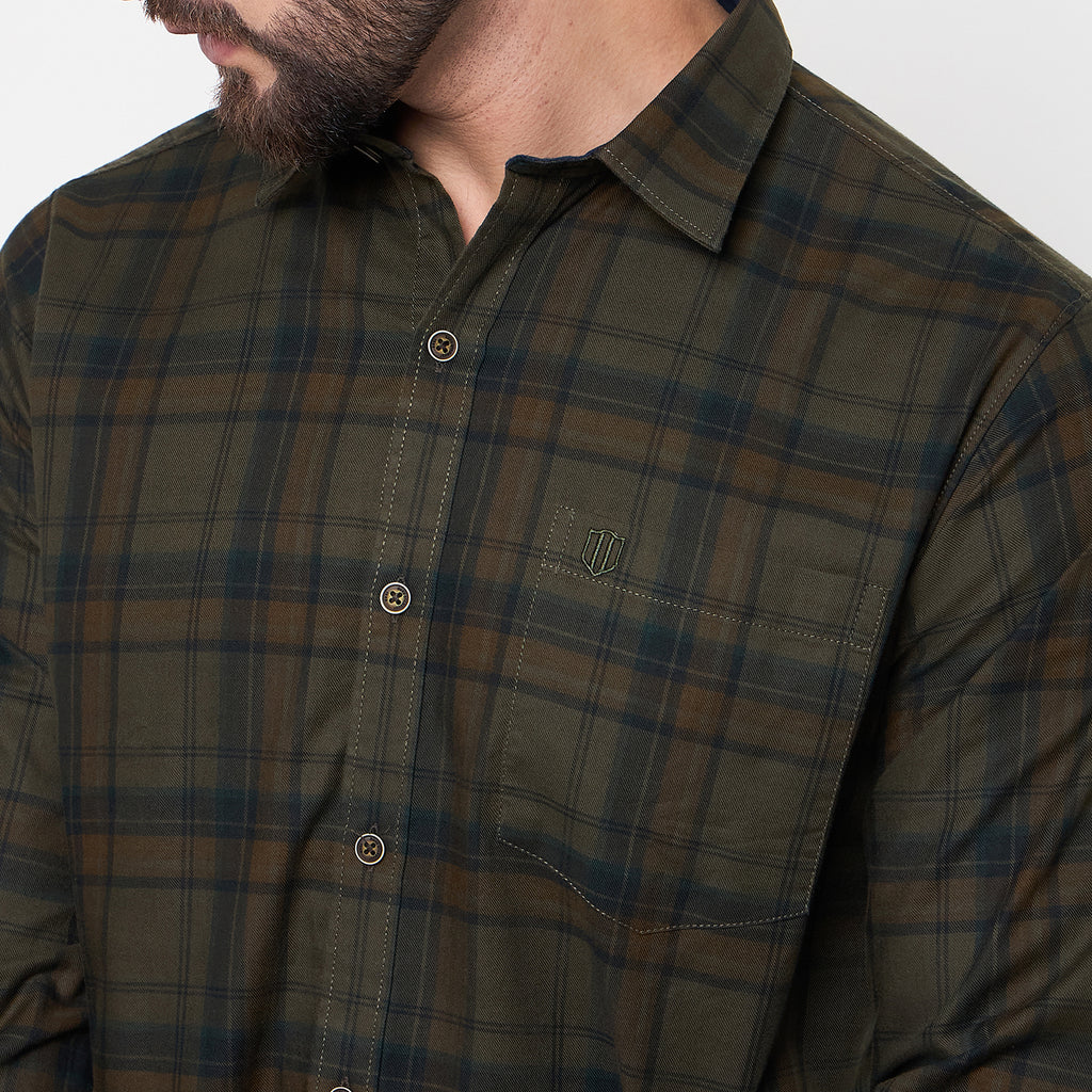 Duke Urban Men Full Sleeve Cotton Shirt (SDO7CKF)